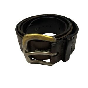 Fossil Leather Belt Rivets and Grommets Size L